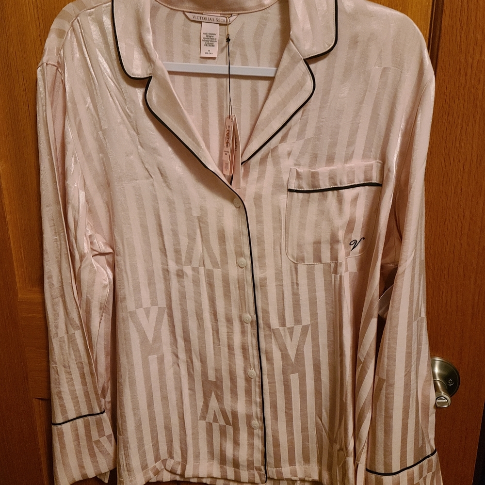 Victoria secret satin pajamas